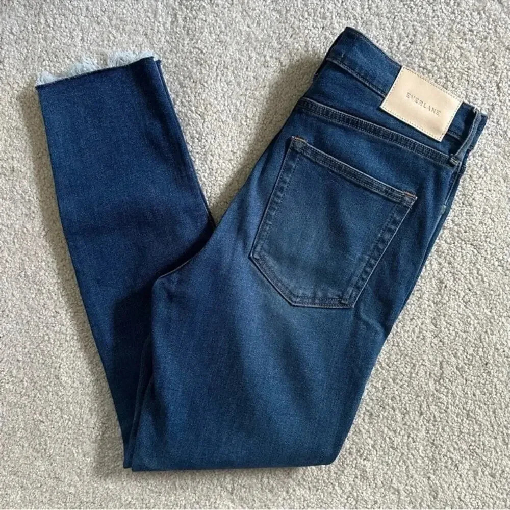 Everlane The Vintage Skinny Jeans Cropped Size 26 - Picture 2 of 6